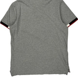 Tommy Hilfiger Slim Fit Polo Shirt - Large Grey Cotton