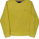Tommy Hilfiger Sweatshirt - Large Yellow Cotton