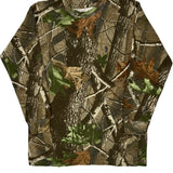 Age 10-12 Red Head Camo Long Sleeve T-Shirt - Medium Camo Cotton