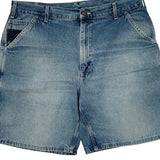 Carhartt Double Knee Carpenter Shorts - 38W 10L Light Wash Cotton