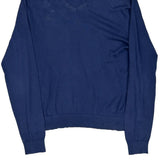Polo By Ralph Lauren Jumper - Large Blue Cotton