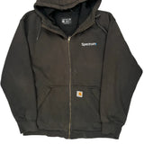 Spectrum Carhartt Hoodie - Large Black Cotton Blend