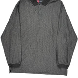 Chaps Ralph Lauren Long Sleeve Polo Shirt - XL Gray Cotton
