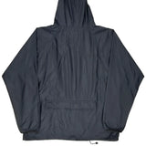 Vintage Quiksilver Windbreaker - Large Navy Nylon