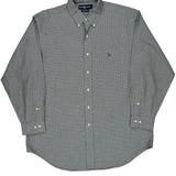 Yarmouth Ralph Lauren Checked Shirt - Large Black & White Cotton