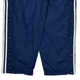 Adidas Track Pants - 2XL Blue Polyester