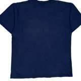 Made In USA Single Stitch West Virginia Anvil Graphic T-Shirt - Large Navy Cotton