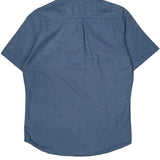 Levis Short Sleeve Shirt - Large Blue Cotton