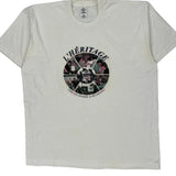 L'Héritage Anvil Single Stitch T-Shirt - XL White Cotton Blend
