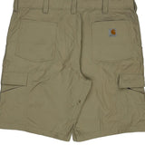 Carhartt Cargo Shorts - 38W 11L Beige Cotton