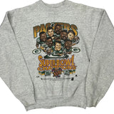 Vintage Made In USA Green Bay Packers Fruit Of The Loom Nfl Sweatshirt - Large Grey Cotton Blend