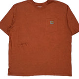 Carhartt T-Shirt - 2XL Orange Cotton