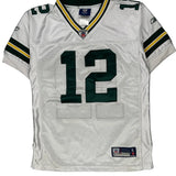 Green Bay Packers, Age 10-12 Reebok Nfl Football Jersey - Medium Green Polyester