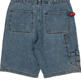 Replay Denim Shorts - 34W 11L Blue Denim