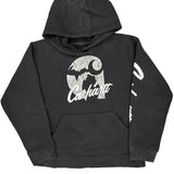Age 10-12 Carhartt Hoodie - Medium Black Cotton