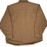 Woolrich Overshirt - XL Brown Cotton