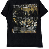 New Kids On The Block Jesse Mccartney Tour 2009 Hanes Band T-Shirt - Medium Black Cotton