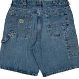 Levis Denim Shorts - 33W 10L Blue Denim