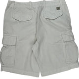 Tommy Hilfiger Cargo Shorts - 34W 11L White Cotton