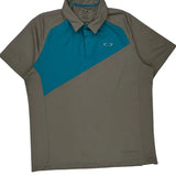 Oakley Polo Shirt - XL Blue Polyester