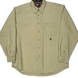 Tommy Hilfiger Shirt - Large Beige Cotton