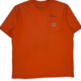 Industrial Service Carhartt T-Shirt - XL Orange Cotton