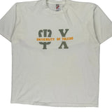 University Of Toledo Jerzees College T-Shirt - XL White Cotton Blend