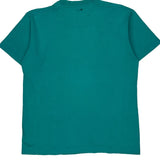 Fruit Of The Loom Single Stitch T-Shirt - Large Green Cotton