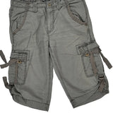 Guess Cargo Shorts - 32W 11L Grey Cotton