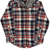 Age 6-7 Tommy Hilfiger Checked Flannel Shirt - Small Multicoloured Cotton