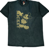 Made In USa Mickey Unlimited Cartoon T-Shirt - XL Black Cotton