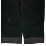 Unbranded Double Knee Cargo Trousers - 36W 30L Black Cotton