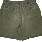 Tommy Hilfiger Chino Shorts - 34W 9L Green Cotton