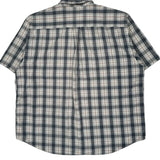Carhartt Checked Short Sleeve Shirt - XL Blue Cotton