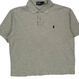 Polo By Ralph Lauren Polo Shirt - Medium Grey Cotton