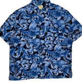 Panama Jack Hawaiian Shirt - XL Blue Viscose