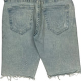 True Religion Denim Shorts - 33W 12L Light Wash Cotton