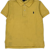 Age 5 Polo By Ralph Lauren Polo Shirt - Small Yellow Cotton