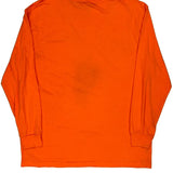 Dickies Long Sleeve T-Shirt - XL Orange Cotton
