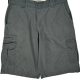 Dickies Cargo Shorts - 34W 10L Grey Cotton Blend