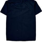 Walker Logo Dickies Short Sleeve Shirt - Small Navy Polyester Blend