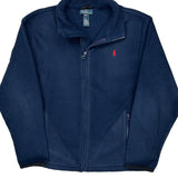 Age 10-12 Polo By Ralph Lauren Fleece Jacket - Medium Navy Polyester