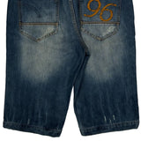 Unbranded Denim Shorts - 34W 12L Dark Wash Cotton