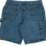 Wrangler Carpenter Shorts - 35W 10L Blue Cotton