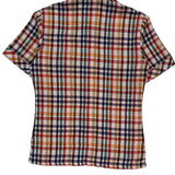 Alfie California Checked Short Sleeve Shirt - Medium Multicoloured Cotton Blend