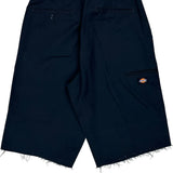 Dickies Shorts - 32W 11L Navy Polyester Blend