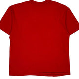 Made In USA Single Stitch Hanes Graphic T-Shirt - XL Red Cotton