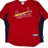 Cardinals Majestic Mlb Football Jersey - 2XL Red Polyester