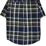 Nautica Checked Short Sleeve Shirt - Large Red Cotton