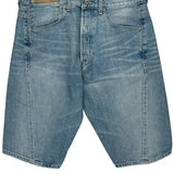 Levis Denim Shorts - 34W 12L Light Wash Cotton
